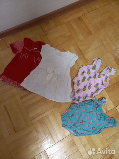 Вещи пакетом на девочку 80-86
