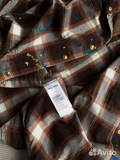 Шикарная Рубашка miu miu