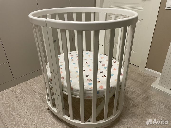 Кроватка трансформер ellipsebed + 3 матраса