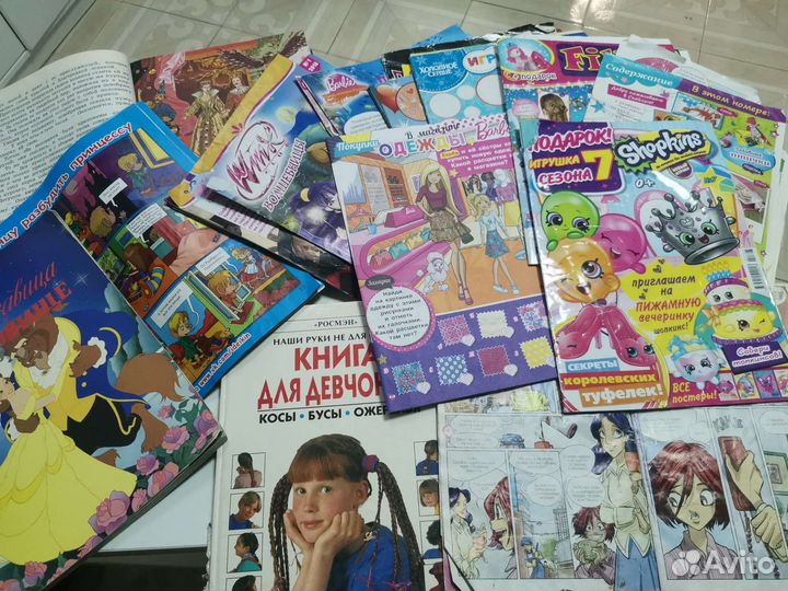 Журналы, книжки для девочки