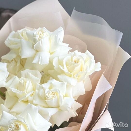 Букет белые розы Playa Blanka