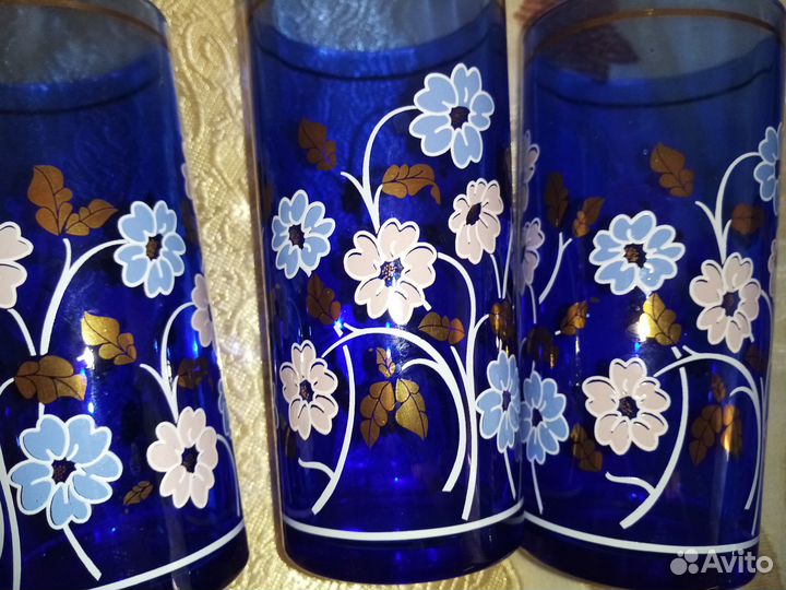 Итальянское кобальтовое стекло