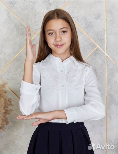 Рубашка школьная