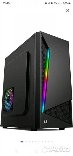Корпус компьютерный Accord ACC-CL295RGB Black