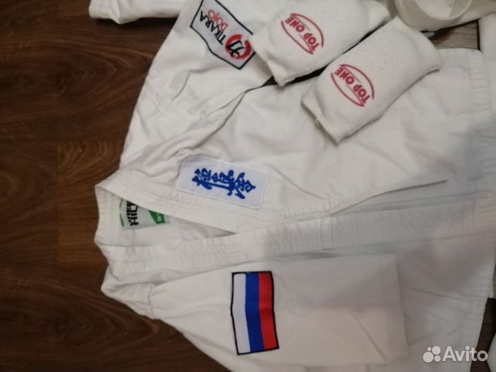 Кимоно, нашивки Тикара Tikara, защита для каратэ