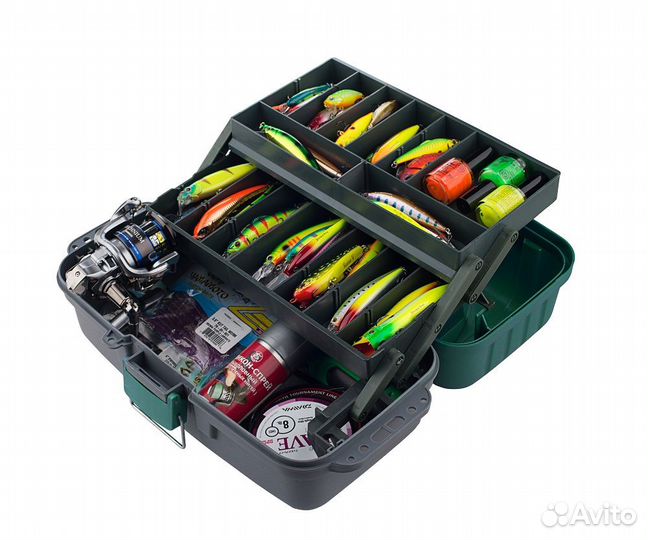 Ящик рыболовный яр-2 (380*190*180) 2 лотка