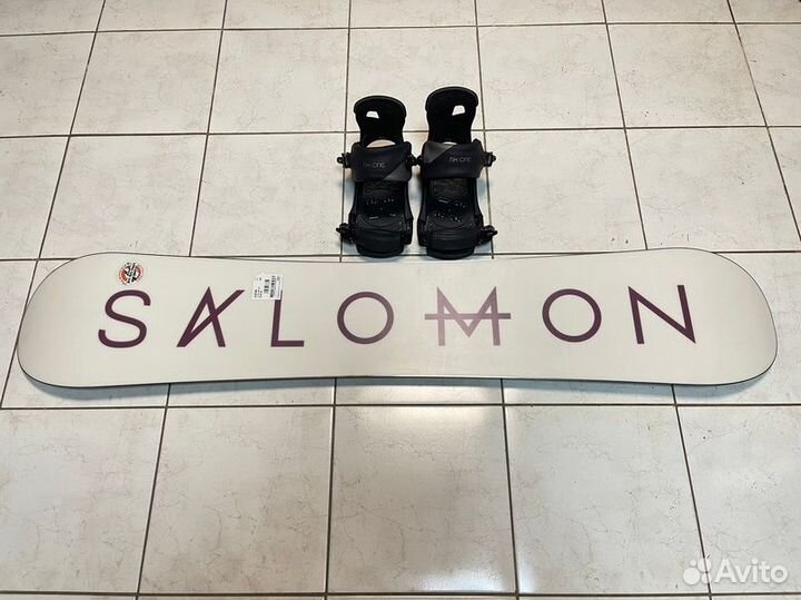 Новый сноуборд комплект Salomon - 160 + Head - M