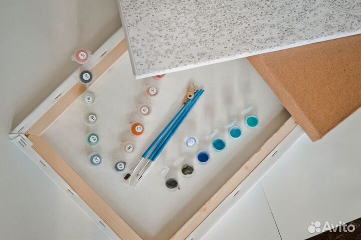 Картина на холсте по номерам по фото