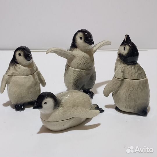 Фарфор Франция статуэтки пингвины