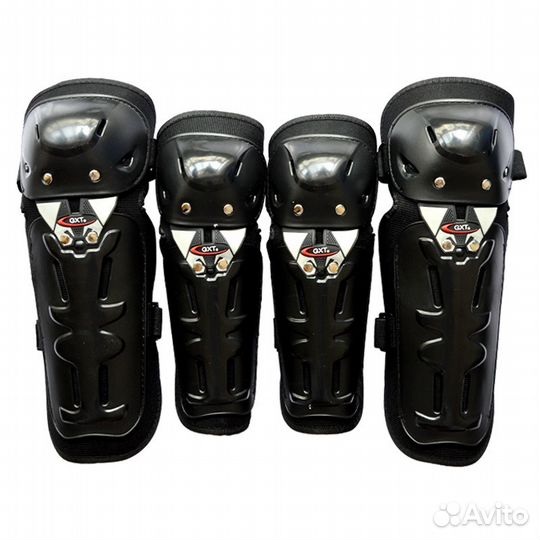 Комплект защиты коленей и локтей GXT, 4 предмета