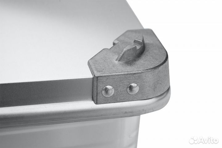 Ящик алюминиевый риф с замком 782х385х379мм дхшхв