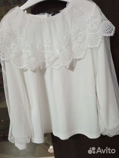 Школьная блузка 134 размер