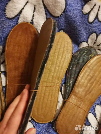 Стельки из натуральной кожи