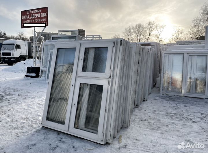 Пластиковые окна и двери бу и новые