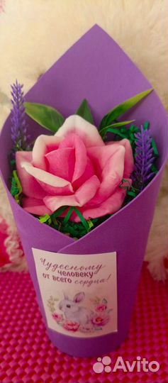 Букет цветов из мыла