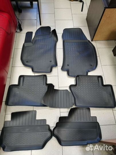 Коврики салона Opel Zafira C tourer 3 ряда