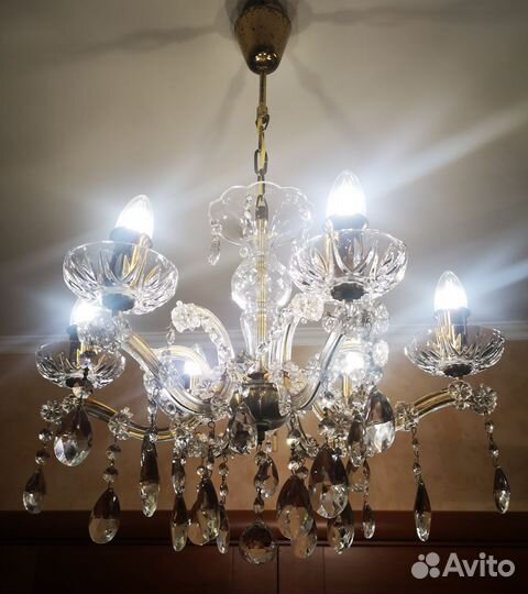 Люстра хрустальная Чехия