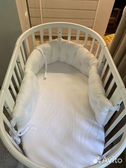 Кроватка трансформер ellipse bed