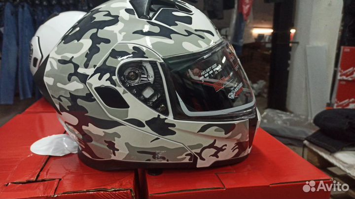 Снегоходный шлем AiM JK906 Camouflage