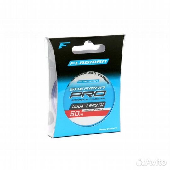 Леска flagman sherman PRO hook length 50м 0,115