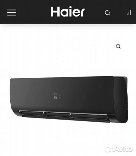 Сплит-стстема Haier черная кондиционер