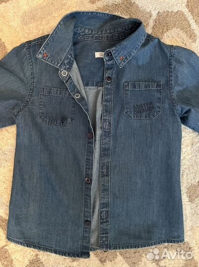 Джинсовая рубашка