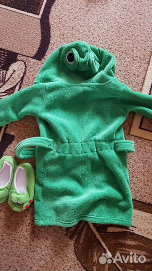 Халат и тапочки Лягушка