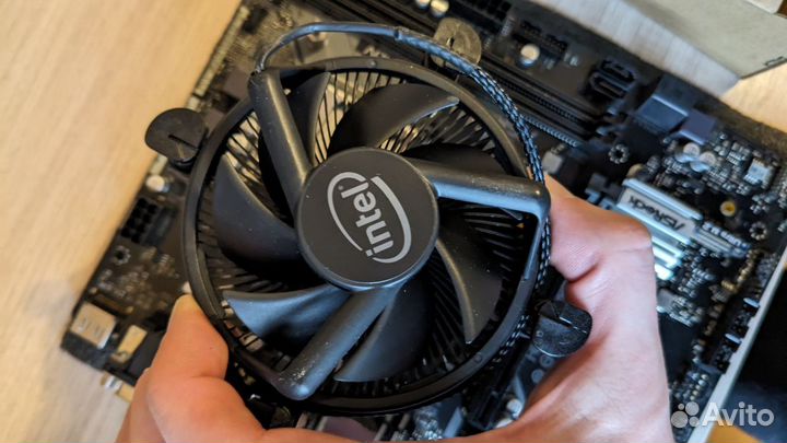 Intel core i5-11400, ASRock B560M-HDV R2.0, кулер