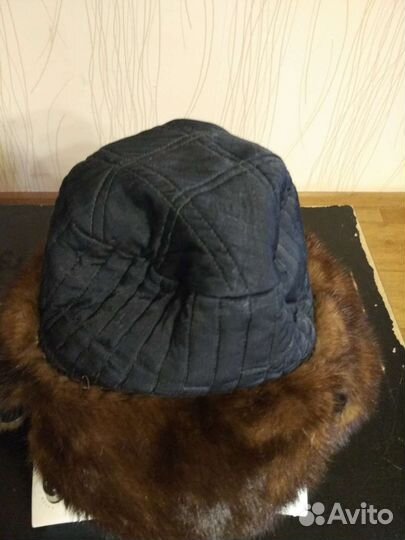 Шапка ушанка мужская норковая