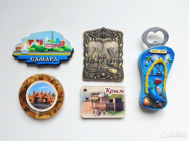 Магниты на холодильник города России