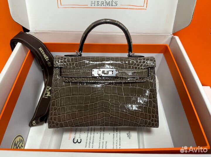 Сумка Hermes Kelly 20 Croco