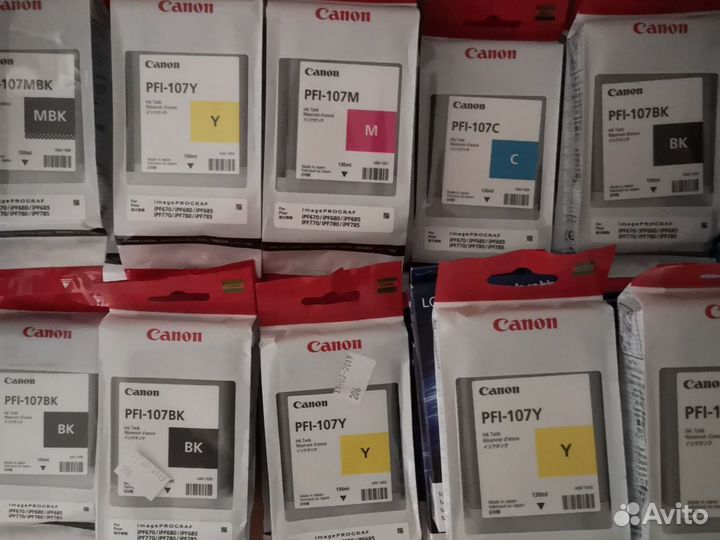 Картриджи Canon PFI-102Y