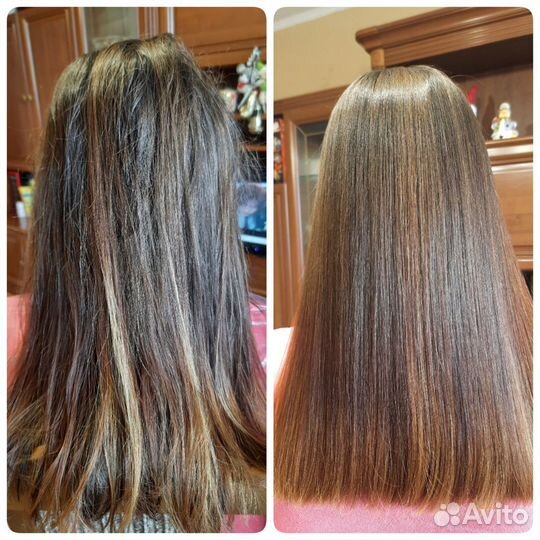 Кератиновое выпрямление, ботокс волос