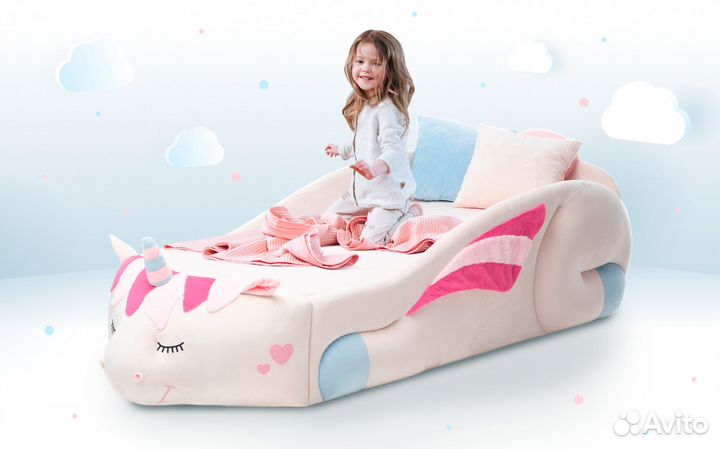 Детская кровать мягкая