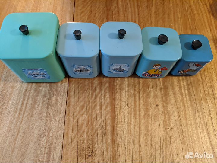 Алюминиевые контейнеры для сыпучих продуктов СССР