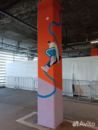 Художественная роспись и оформление стен, муралы