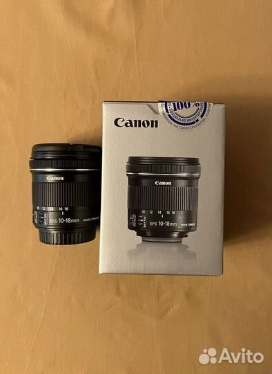 Объектив Canon EF-S 10-18mm f/4.5-5.6 IS STM