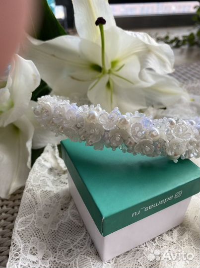 Ободок для волос ручной работы