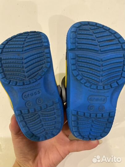 Crocs сабо миньоны с6