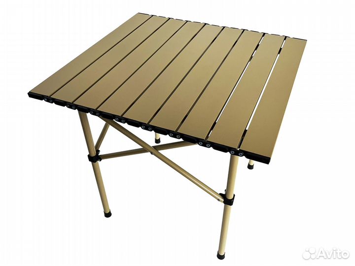 Стол складной реечный 50х50см, арт. 8803 желтый