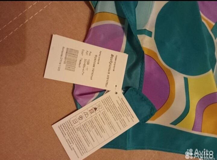 Новый павловопосадский платок шейный