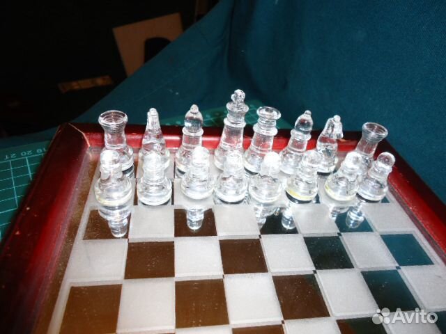 Шахматы сувенирные стекло сувенир