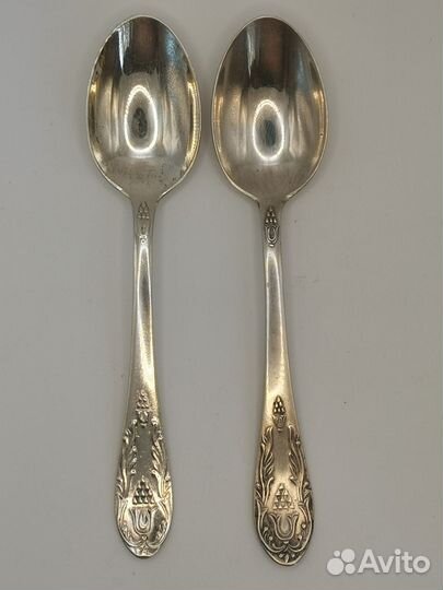 Ложки чайные серебро 916/875