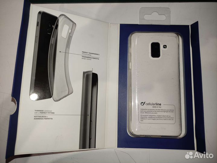 Чехол на Samsung Galaxy A8, прозрачный