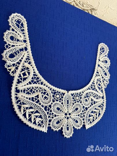 Кружевной воротник вологодское кружево