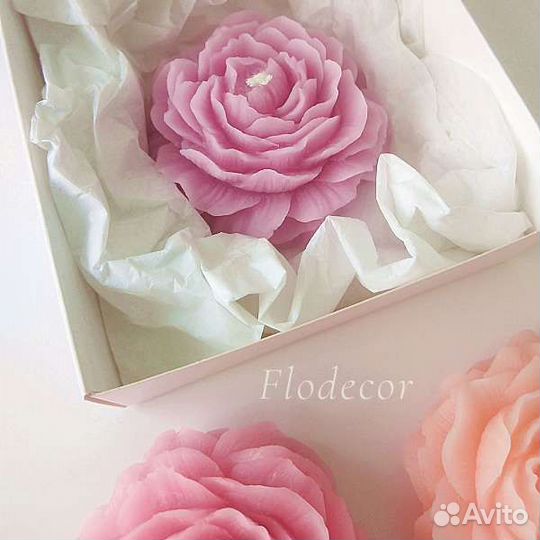 Набор свечи ароматические ручной работы