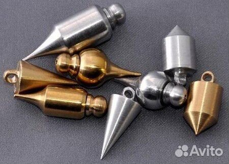 Маятники для биолокации из латуни и нат. камней