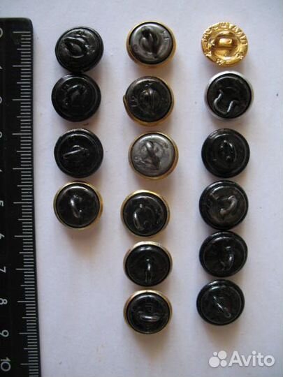 Лот. Пуговицы вмф СССР, малые повседневные