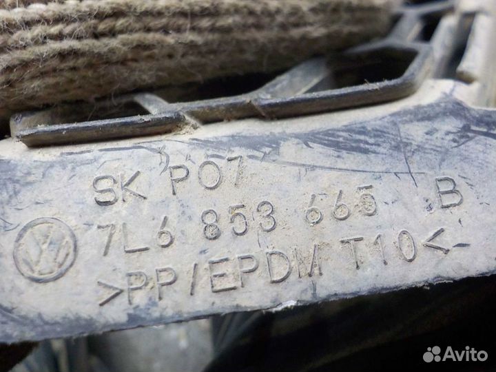 Накладка переднего бампера Volkswagen Touareg