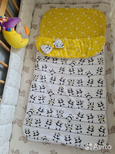 Спальный мешок Кокон для новорожденных Конверт